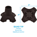 Mini Quad Cane Tip