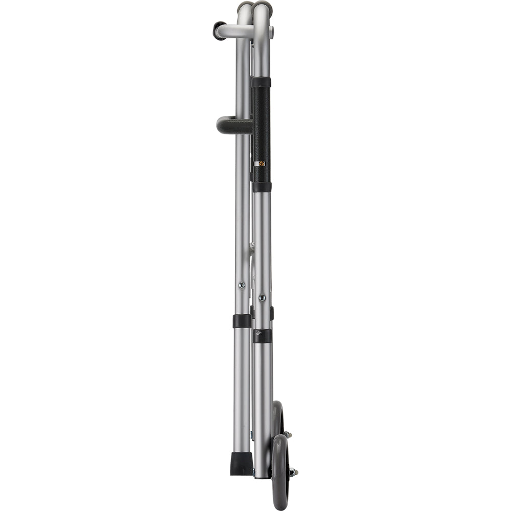 One Button Folding Walker w/ 5" Wheels