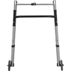 One Button Folding Walker w/ 5" Wheels