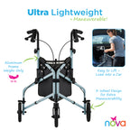 Active 3-Wheel Rollator