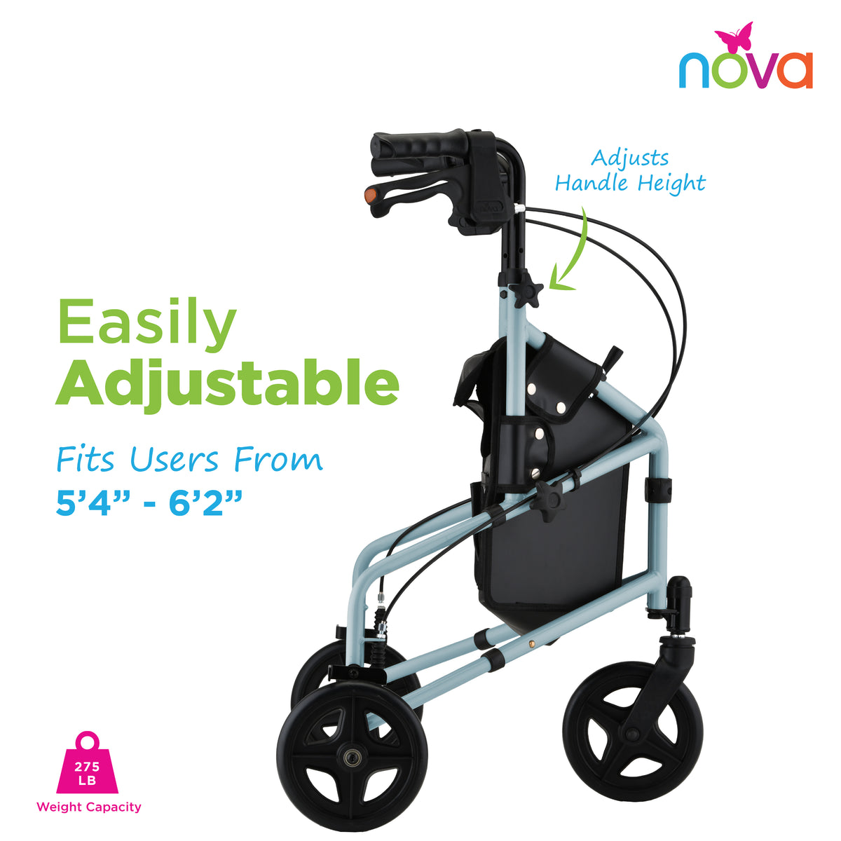 Active 3-Wheel Rollator