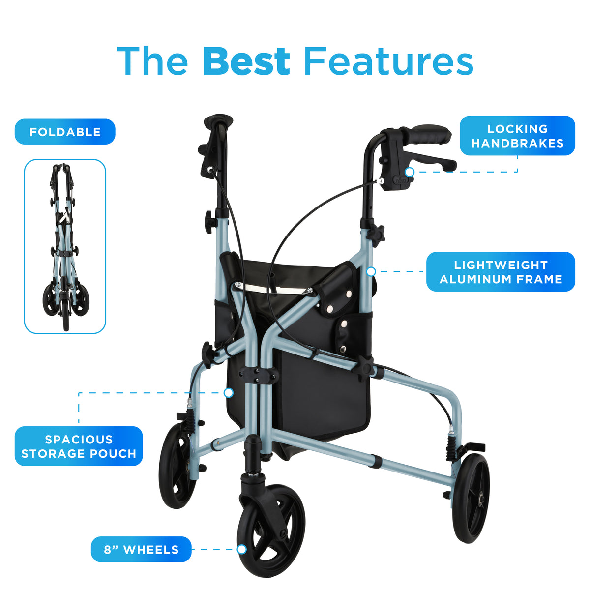 Active 3-Wheel Rollator