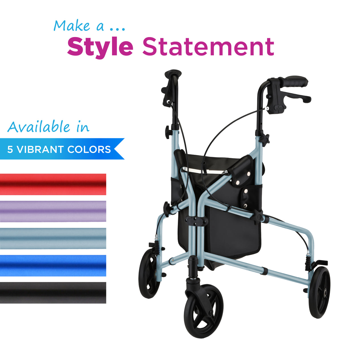 Active 3-Wheel Rollator