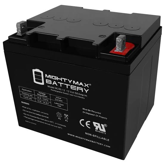 Battery - 12V 50AH