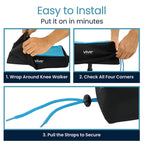 Foam Knee Walker Pad with Comfort Gel
