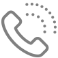 Phone icon with a series of dots above it, commonly used for calling or dialing.