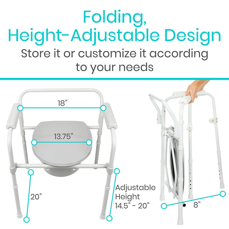 Folding Commode - Vive