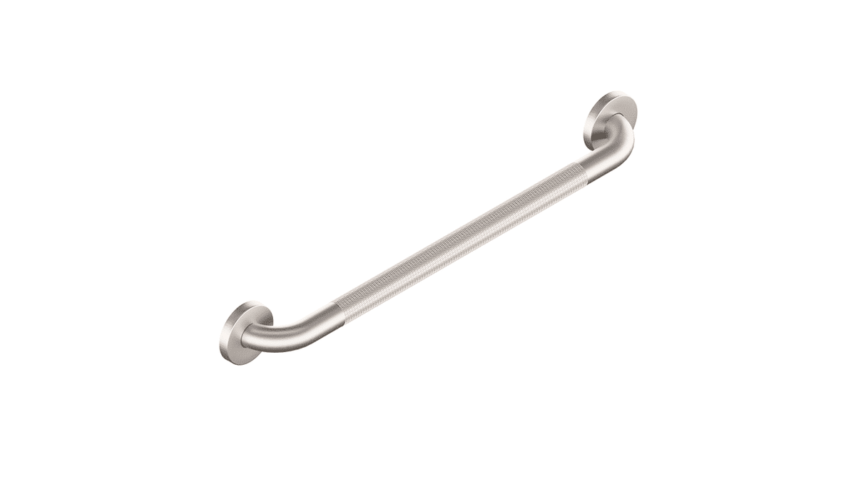 Easy Mount Grab Bar - Knurled Stainless Steel
