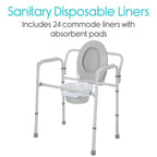 Commode Liners - 24 Pack
