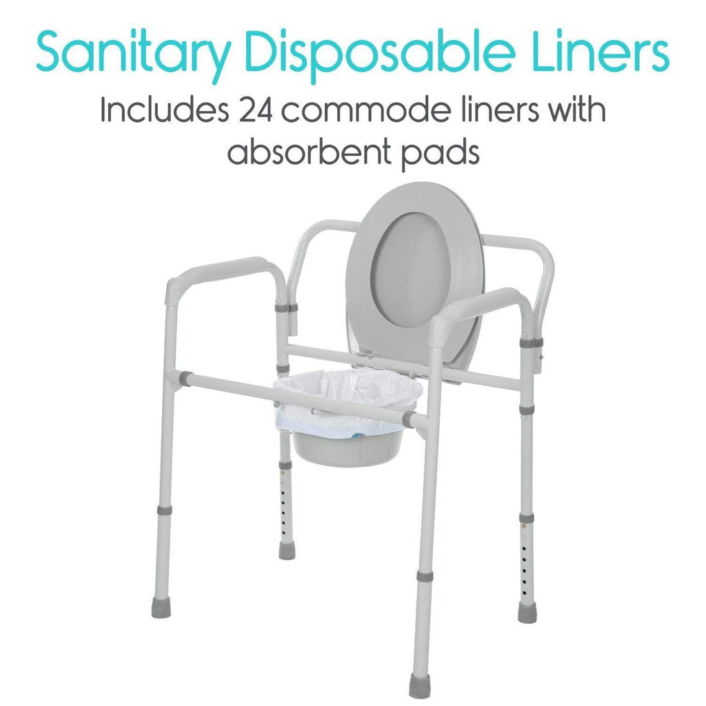 Commode Liners - 24 Pack