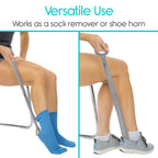 23" Shoe Horn With Sock Remover