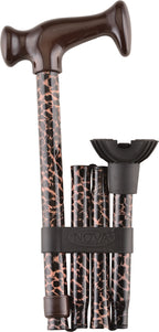 Folding Cane with Mini Quad Tip