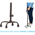 Cane Heavy Duty Quad w/ Large Base