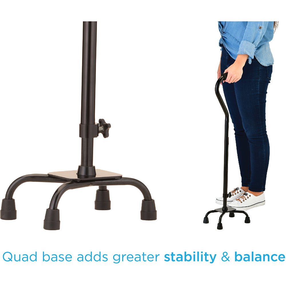 Cane Heavy Duty Quad w/ Large Base