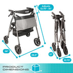 Wonder Rollator Plus - 8" Wheels