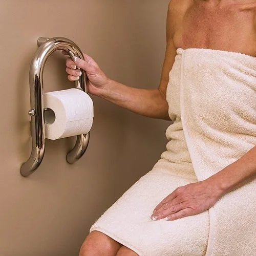 Toilet grab bars